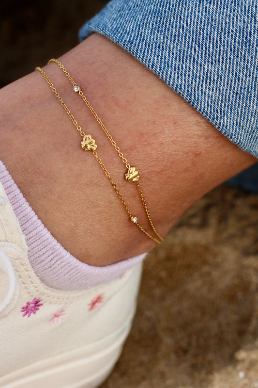 Chaine de cheville Flor Delicada